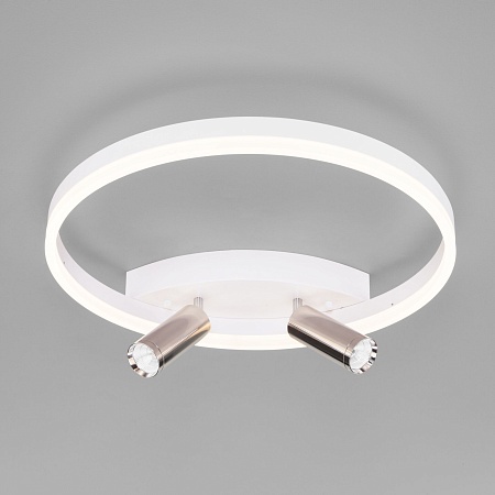 Умный потолочный светильник Eurosvet Luminari 90247/3 90247/3 белый/хром Smart - фото