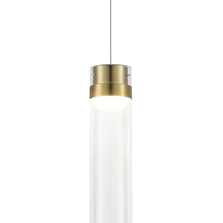 Светильник подвесной ST-Luce Латунь/Прозрачный LED 1*12W 4000K SL6236.303.01 - фото