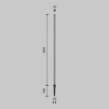 Ландшафтный светильник Outdoor Spear O441FL-L1GF3K1 - фото