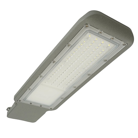 Светодиодный уличный консольный светильник Feron SP3021 50W 5000K 230V, серый - фото