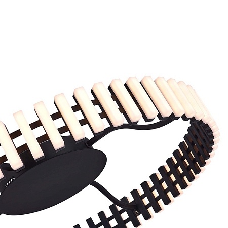 Люстра потолочная ST-Luce Черный/Белый LED 1*40W 3000K SL6203.402.40 - фото