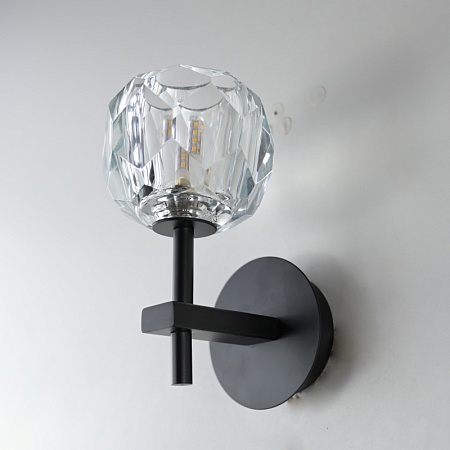 Бра Boule De Cristal Single Sconce Black Imperiumloft 156563-22 - фото