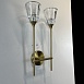 Бра Rh Torche De Verre Double Wall Lamp Imperiumloft 75065-22 - фото