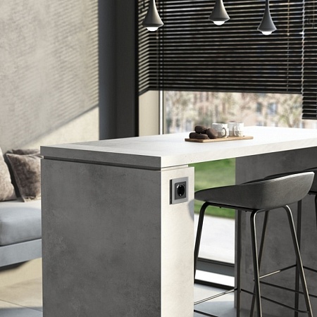 Рамка на 1 пост Senso (серебряный, стекло soft-touch) W0013106 - фото