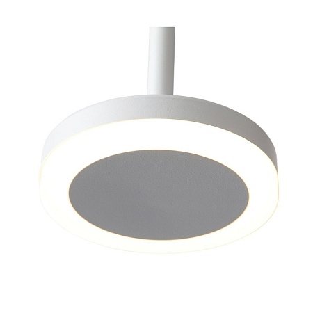 Светильник подвесной Белый LED 1*6W 3000K 468Lm Ra>80 120° IP20 D112xH184 170-240V ST104.503.06 - фото