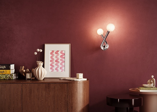 Настенный светильник (бра) Maytoni MOD476WL-02PT - фото