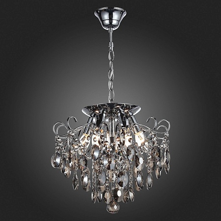 Люстра подвесная ST-Luce Темный хром/Тонированный черный E14 6*40W SL846.102.06 - фото