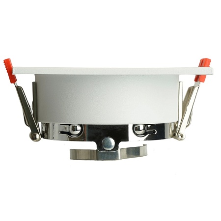 Светильник встраиваемый Feron DL3112 потолочный MR16 G5.3 белый + хром - фото