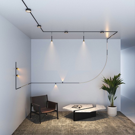 Трековый светильник 12W 3000K Mini Magnetic 85161/01 Elektrostandard - фото