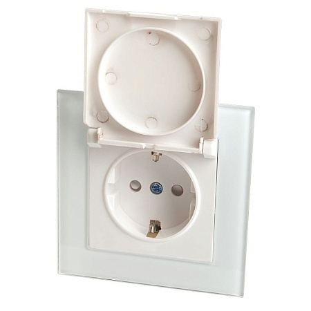 Розетка компьютерная 2-местная RJ-45 STEKKER GLS00-7006-01 , серия Катрин, белый - фото