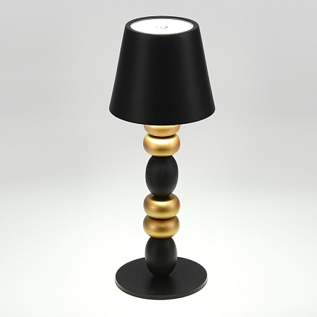 Прикроватная лампа ST-Luce Черный, Золотистый/Черный LED 1*3W 3000-6000K SL1011.414.01 - фото