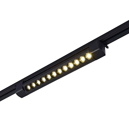 Св-к трек. Черный LED 1*20W 4000K 1 500Lm Ra>90 36° IP20 L387xW49xH54 170-240V ST367.446.20 - фото