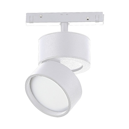 Магнитный трековый светильник Белый LED 1*9W 4000K 700Lm Ra>90 120° IP20 D85xH126 48V ST809.546.09 - фото