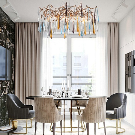 Подвесная Люстра Spruce Овал 160 Imperiumloft 141025-26 - фото