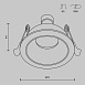 Встраиваемый светильник Technical DL126-GU10-B - фото