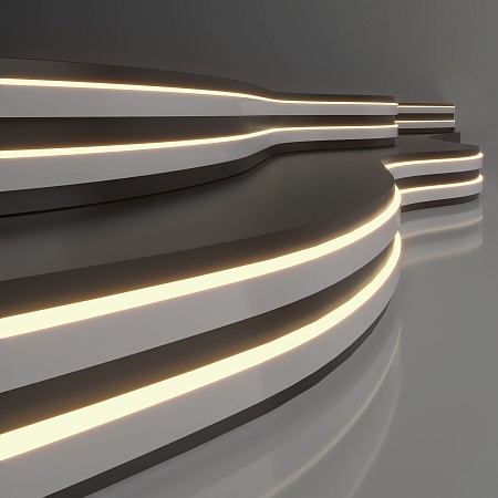 Светодиодный гибкий неон 24 В 10 Вт/м 120 Led/м 2835 IP65, теплый белый 3300K, 5м 24V 10W 120Led 2835 IP65 Elektrostandard - фото