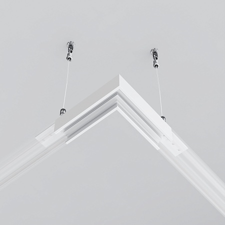 Коннектор угловой Exility накладной низкопрофильный - фото