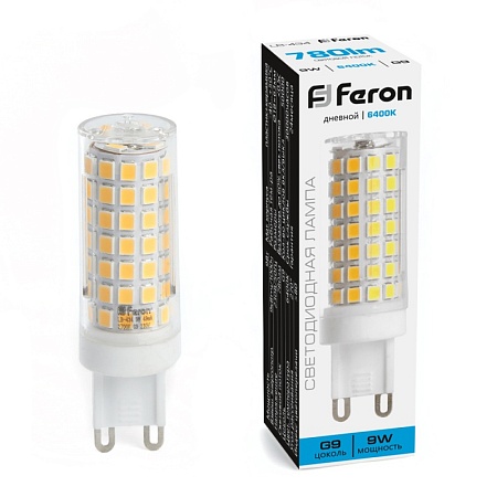 Лампа светодиодная Feron LB-434 G9 9W 175-265V 6400K - фото