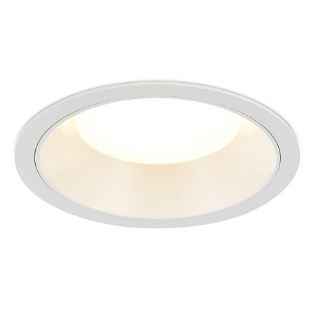 Св-к встр. Белый LED 1*18W 3000K 1 620Lm Ra80 120° IP20 D160xH60 100-240V ST755.538.18 - фото