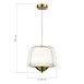 Светильник подвесной ST-Luce Латунь/Белый, Прозрачный LED 1*18W 3000K SL6127.303.01 - фото