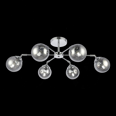 Светильник потолочный Хром/Дымчатый E14 6*40W SLE102202-06 - фото