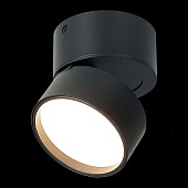 Светильник потолочный поворотный Черный LED 1*9W 3000K 720Lm Ra&gt;90 120° IP20 D85xH87 17 ST651.432.09