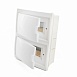 Бокс встраиваемый STEKKER EBX50-2/16-20 16 модулей, белый, пластик, серия Standart - фото