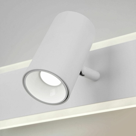 Настенный светодиодный светильник 20127/1 LED белый - фото