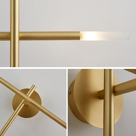 Настенное Бра Traverse Wall Gold H83 Imperiumloft 207739-26 - фото