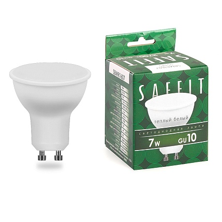 Лампа светодиодная SAFFIT SBMR1607 MR16 GU10 7W 230V 2700K - фото