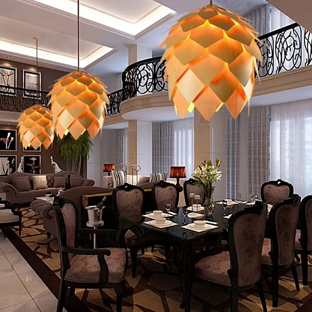 Подвесной Светильник Crimea Pine Cone Natural Wood D20 Imperiumloft 73531-22 - фото