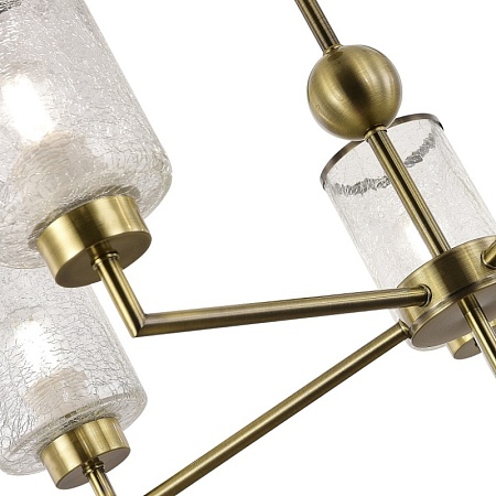 Светильник потолочный Бронза/Прозрачный E27 5*60W SLE1046-302-05 - фото