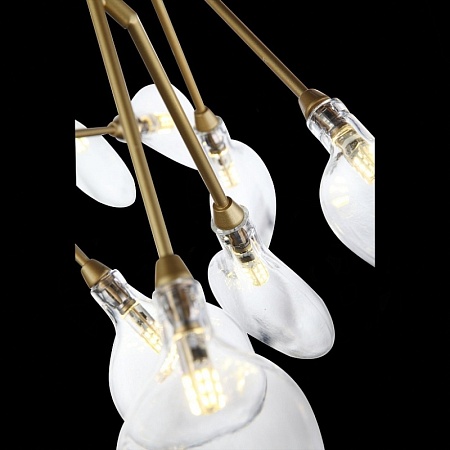 Люстра подвесная ST-Luce Золотистый/Прозрачный G4 45*1,5W SL411.203.45 - фото