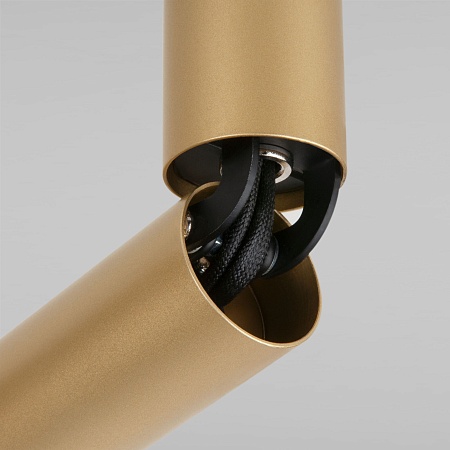 Накладной поворотный светодиодный светильник Pika 25029/LED 6W 4200K латунь Elektrostandard - фото