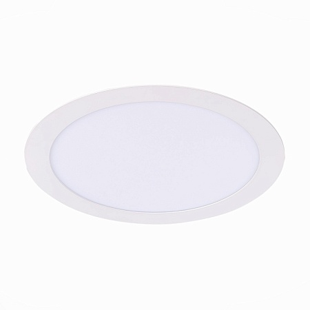 Св-к встр. Белый LED 1*18W 4000K 1 350Lm Ra80 110° IP20 D225xH8 90-265V ST209.548.18 - фото