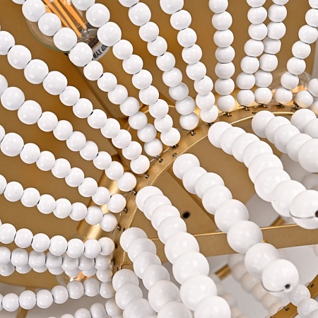 Люстра Jacqueline Clear Flush-Mount Brass Imperiumloft 186173-22 - фото