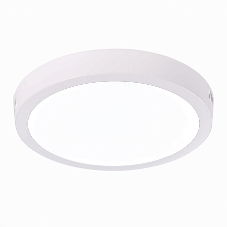 Светильник настенно-потолочный Белый LED 1*18W 3000K 1 225Lm Ra80 120° IP20 D210xH28 90 ST112.532.18 - фото