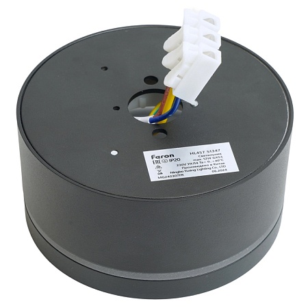 Светильник потолочный Feron HL457 12W, 230V, GX53, черный - фото