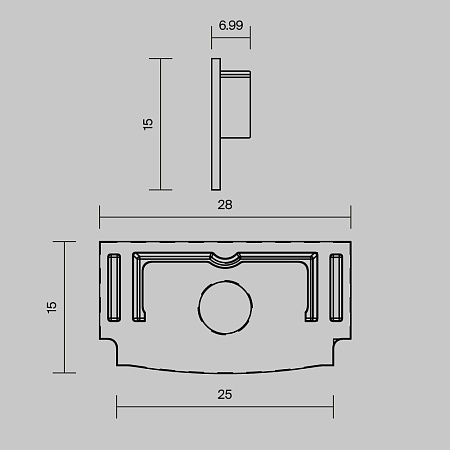 Комплектующие для профиля Led Strip 642013 - фото