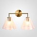 Бра Rh Utilitaire Funnel Shade Double Sconce Brass Imperiumloft 123267-22 - фото