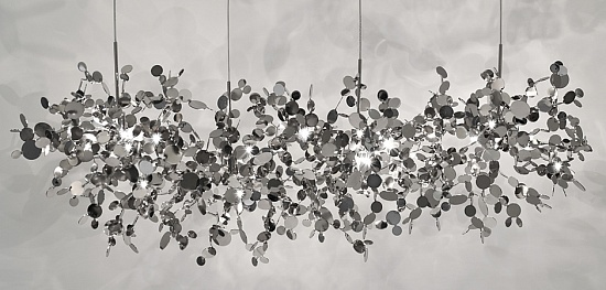 Люстра Tezani Argent Suspension Linear Imperiumloft 84495-22 - фото