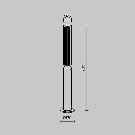 Ландшафтный светильник Outdoor Lit O593FL-L12GF3K - фото