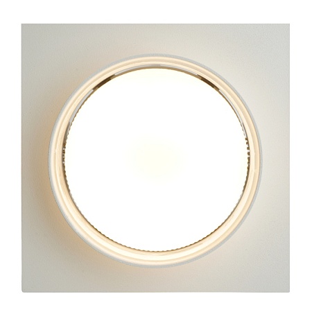 Светильник встраиваемый Feron DL501 потолочный GX53 белый квадрат - фото