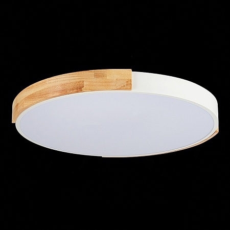 Светильник потолочный Белый, Светлое дерево/Белый LED 1*40W 3000K/4000K/6000K SLE201352-01 - фото
