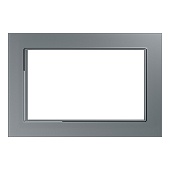 Рамка 2-местная (без перемычки), стекло, STEKKER, GFR00-7012-03, серия Катрин, серебро