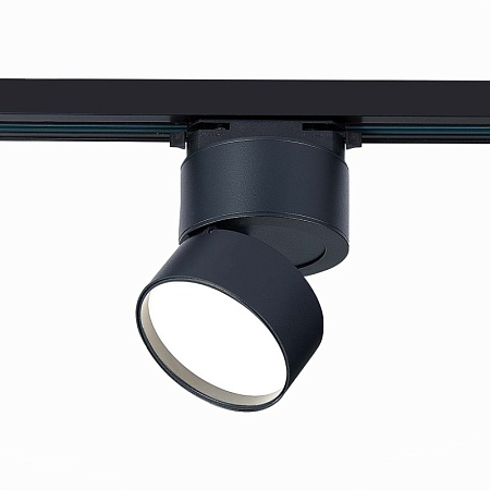 Св-к трек. Черный LED 1*9W 4000K 720Lm Ra>90 120° IP20 D85xH122 170-240VV ST651.446.09 - фото