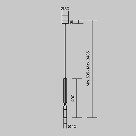 Подвесной светильник Maytoni MOD469PL-L3BS3K - фото