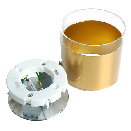 Светильник потолочный Feron HL389 Barrel LUMINA GX53 12W 230V, золото - фото