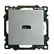 Розетка HDMI 2.1, Type A (механизм), STEKKER GLS00-7118-03, серия Катрин, серебро - фото