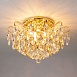 Потолочный светильник с хрустальным декором 10081/6 золото / прозрачный хрусталь - фото